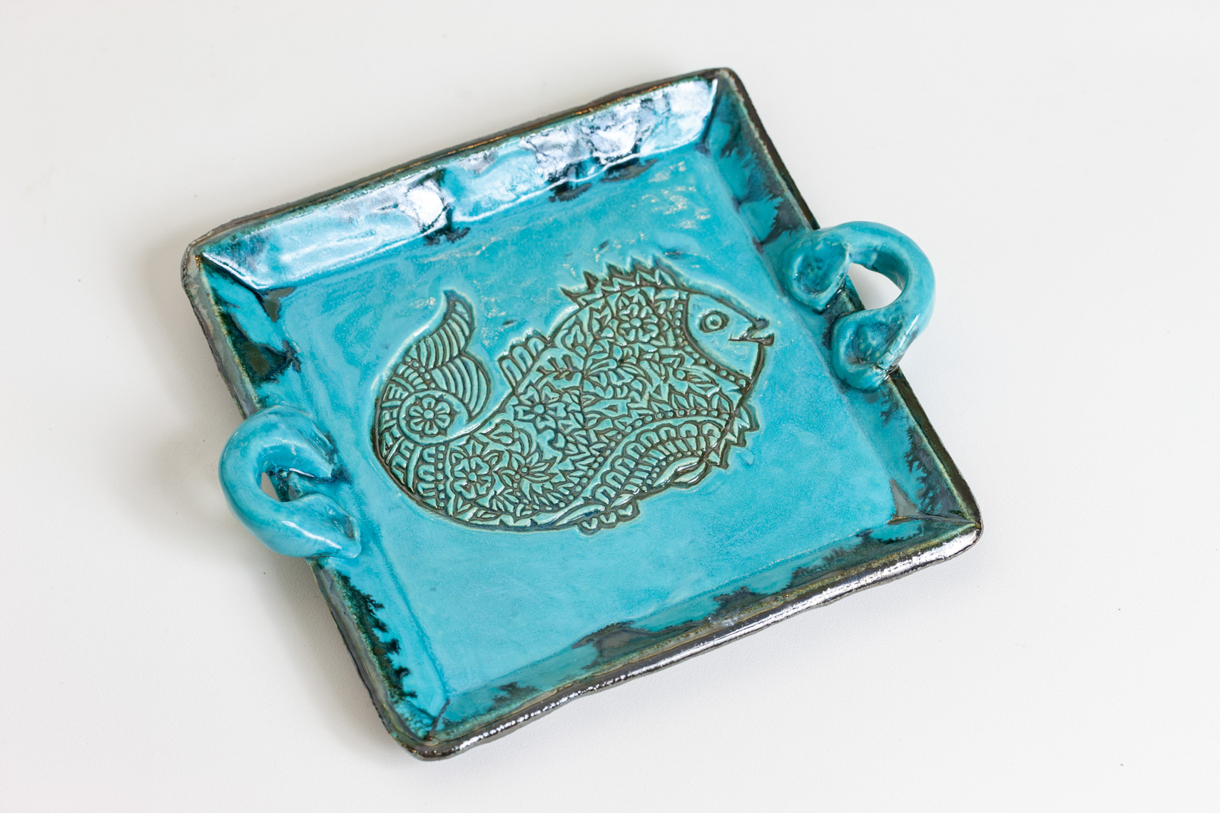 Trish Keck-Ceramic Plate Fish